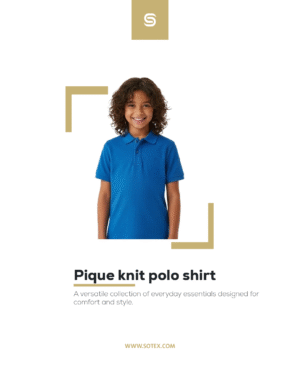 Artboard 2 Pique knit polo shirt